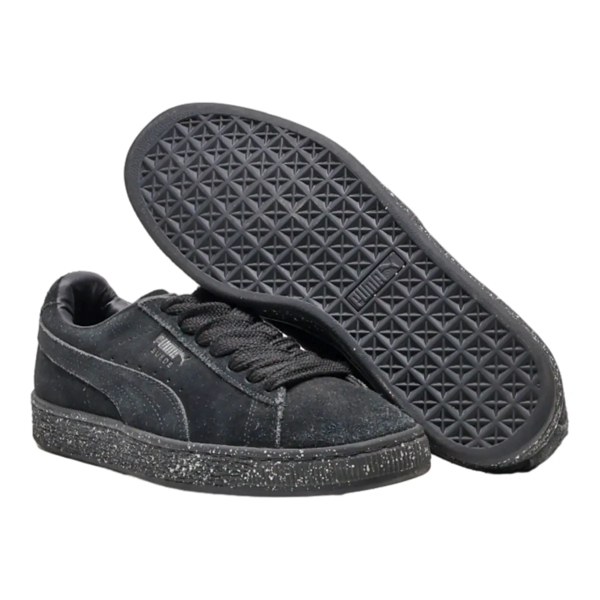 PUMA Sneaker Trainers Black Suede Womens UK 4