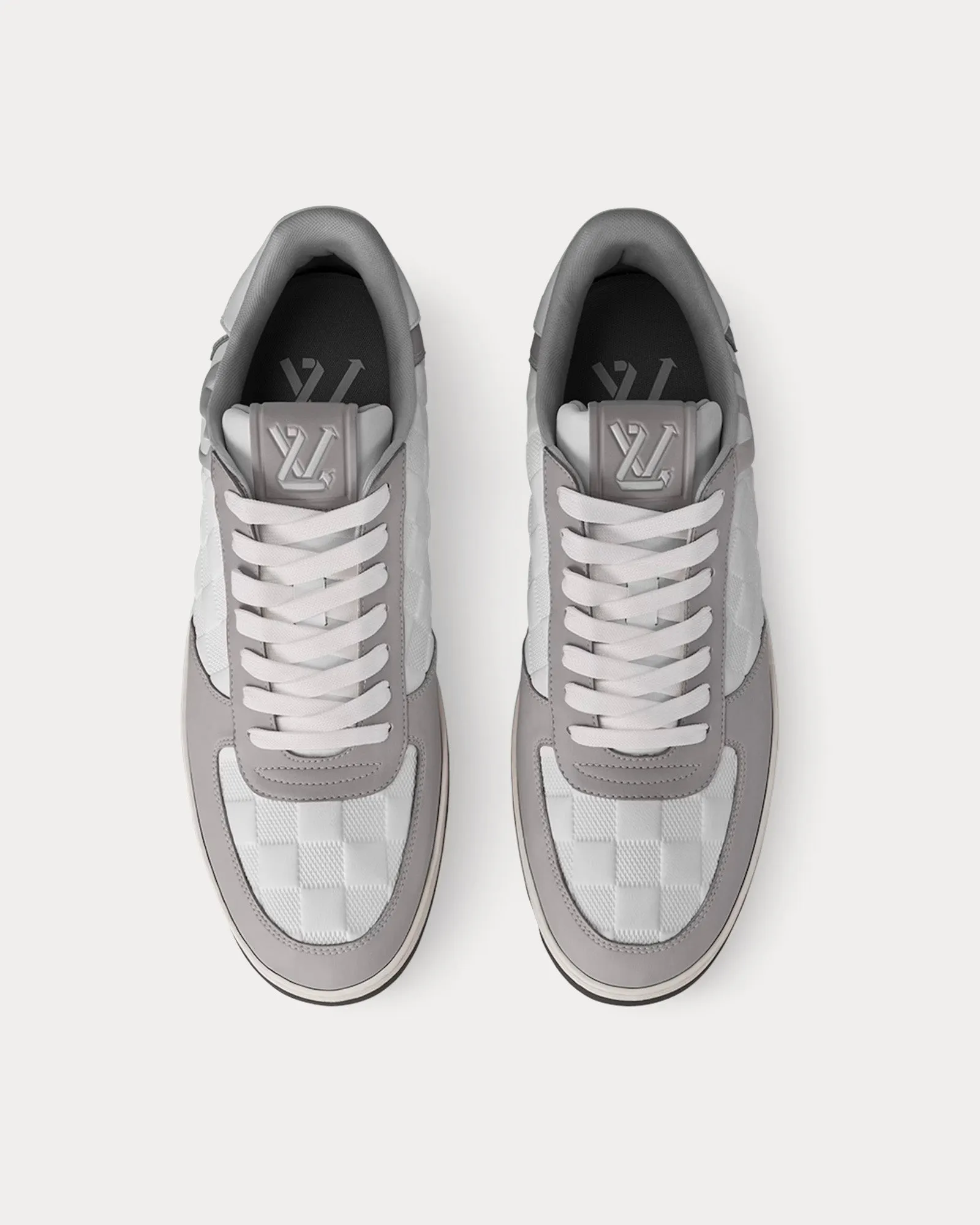 Rivoli Grey / White Low Top Sneakers
