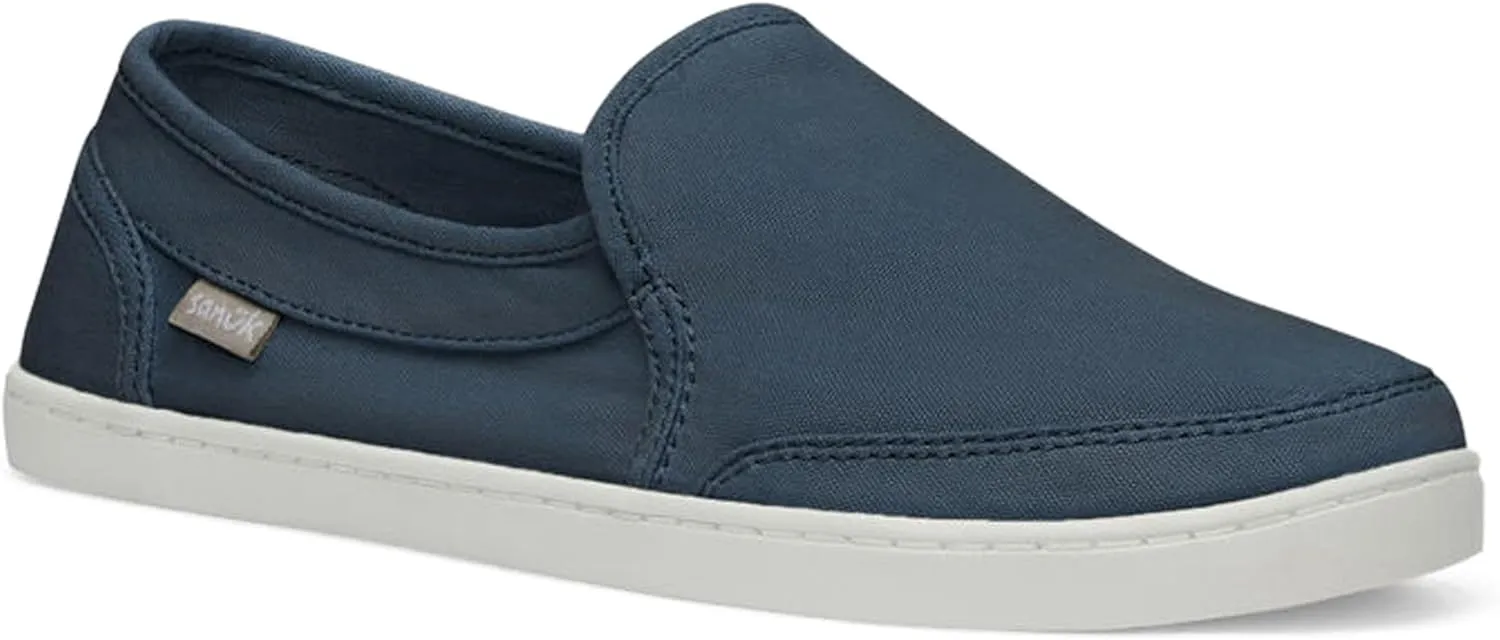 Sanuk Womens Pair O Dice Loafers | Womens Shoes | Slip On Shoes for Women | Women's Slip-on Loafers | Comfort Footbed