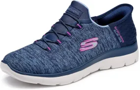 Skechers Women's Hands Free Slip-ins Summits Dazzling Haze Sneaker