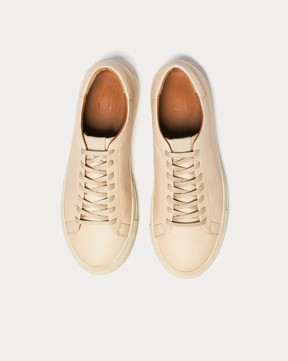 Stockholm Beige Low Top Sneakers