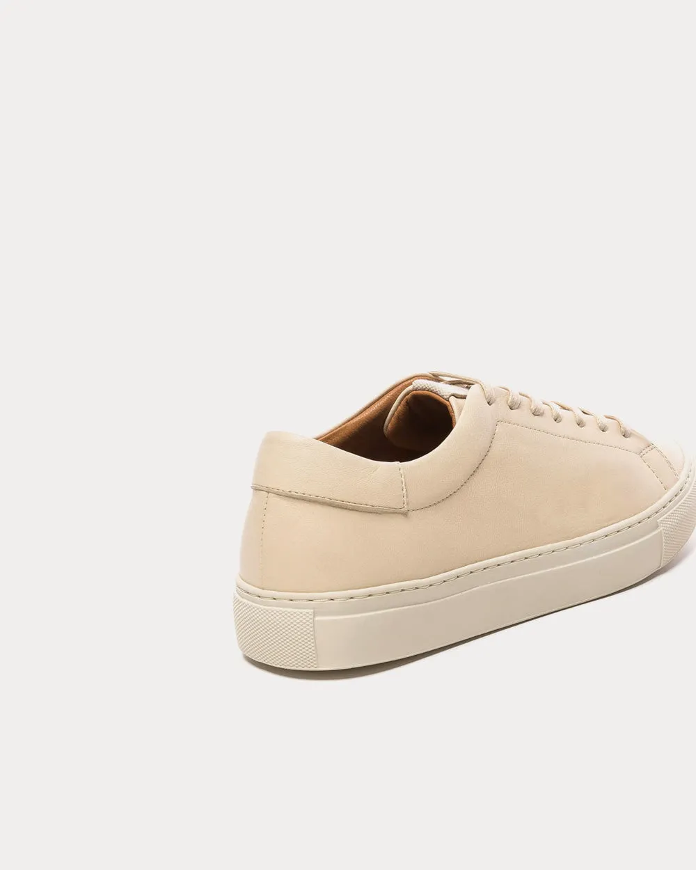 Stockholm Beige Low Top Sneakers