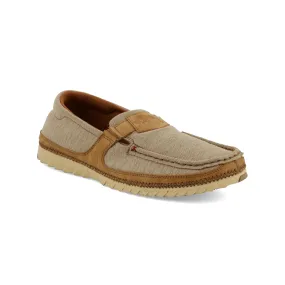 Twisted X Men's Zero-X Khaki & Golden Honey Lace Up Moc Toe Casual Shoe