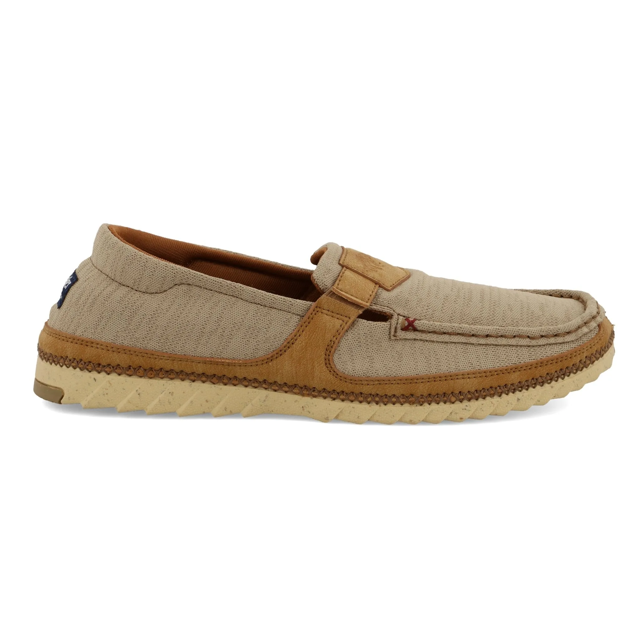 Twisted X Men's Zero-X Khaki & Golden Honey Lace Up Moc Toe Casual Shoe