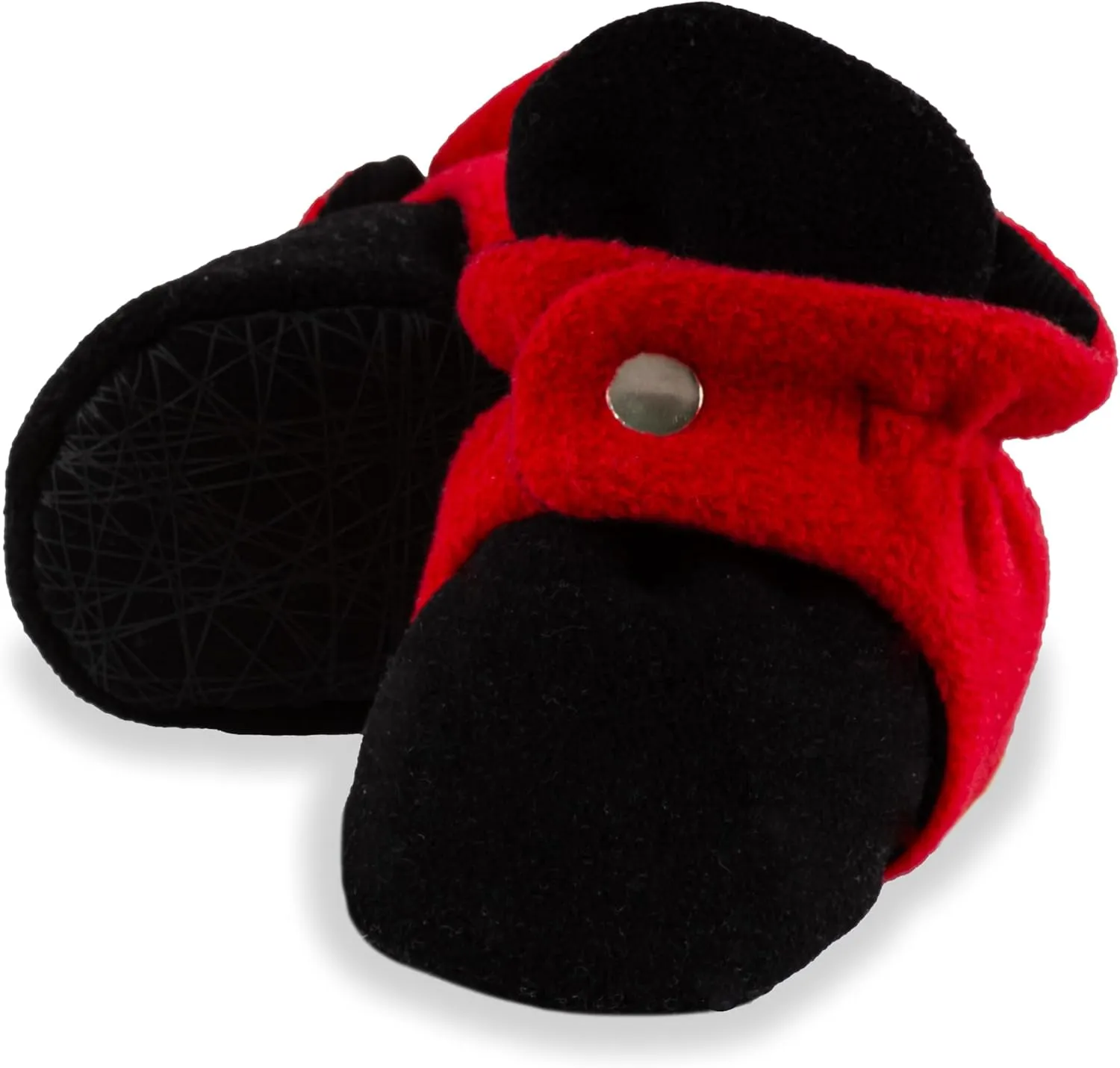 Unisex Cozy Fleece Baby Booties Cotton | Soft Sole and Non Slip