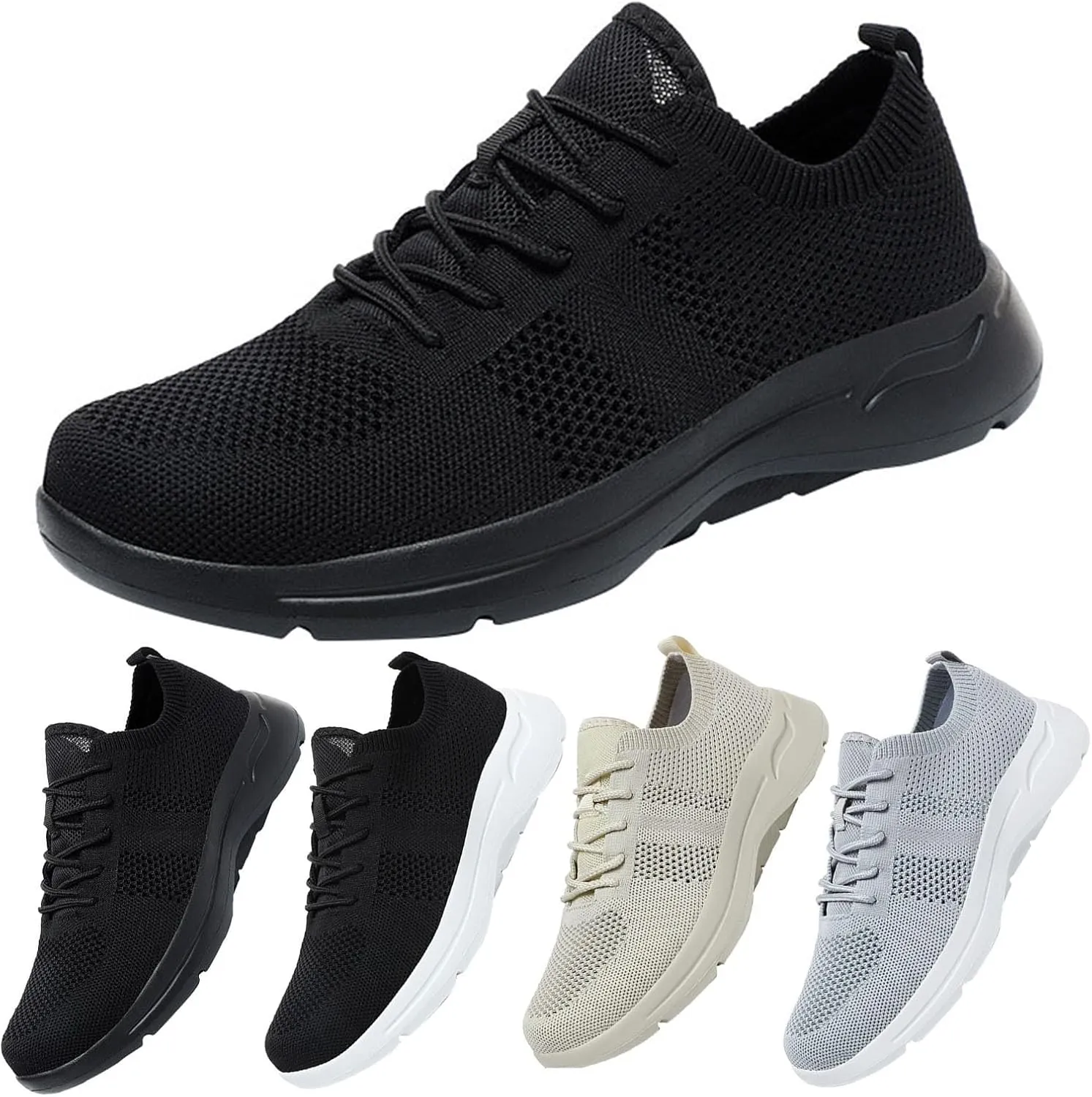 Women Walking Shoes Sock Sneakers Slip-On Breath Mens Dress Shoes Arch Support Casual Shoes for Fall Fashion Sneakers Waterproof Tennis Shoe Loafers Dress Shoe