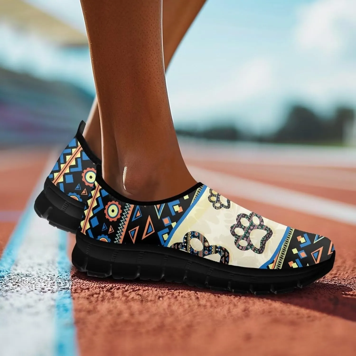 Women's Fashion Sneaker Canvas Slip-On Ladies Travel Shoes