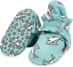 Zutano Unisex Organic Cotton Baby Booties With Gripper Soles