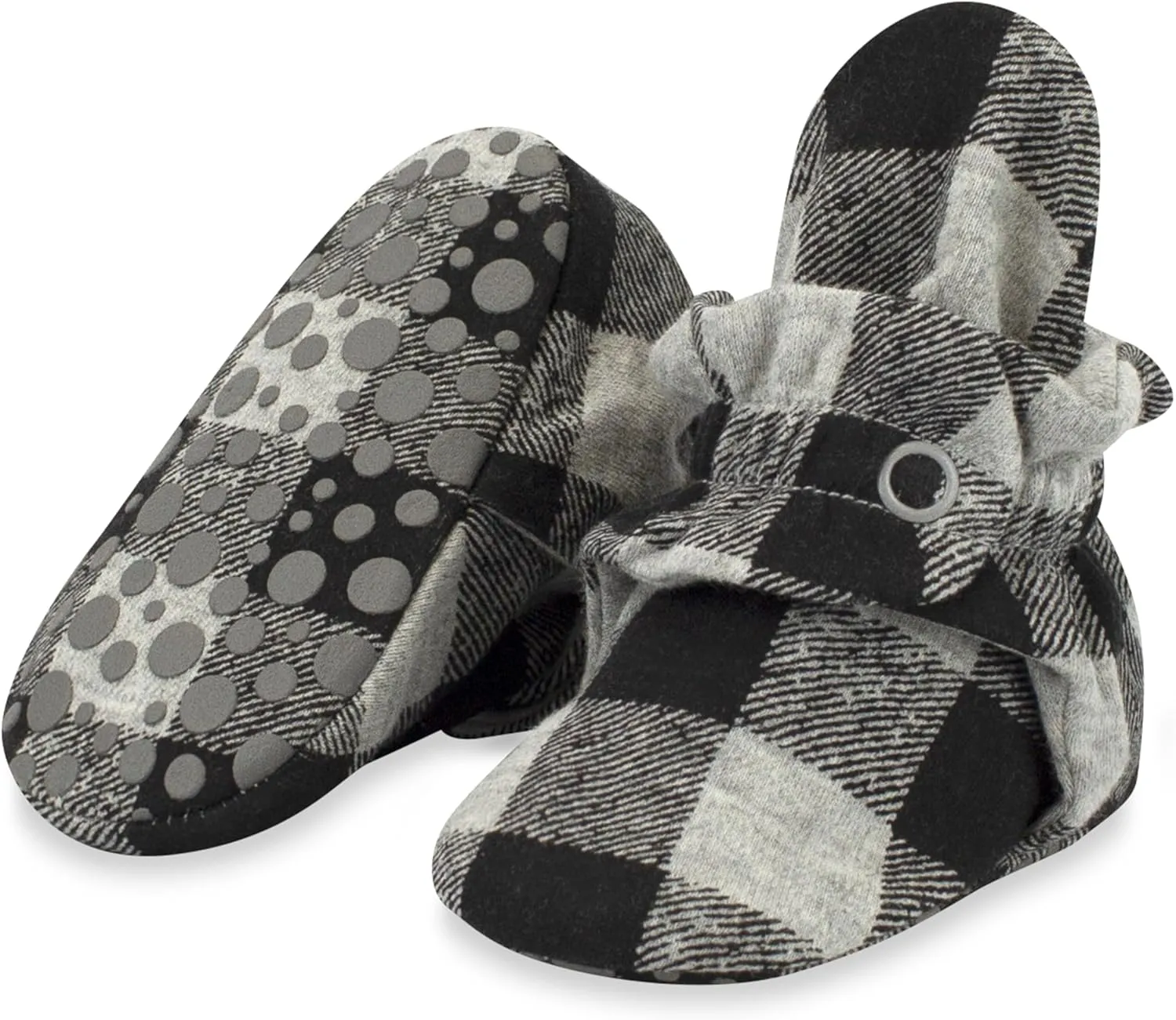 Zutano Unisex Organic Cotton Baby Booties With Gripper Soles